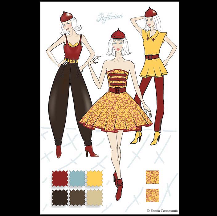 Слайд из презентации: Style board